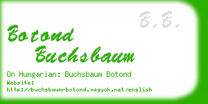 botond buchsbaum business card